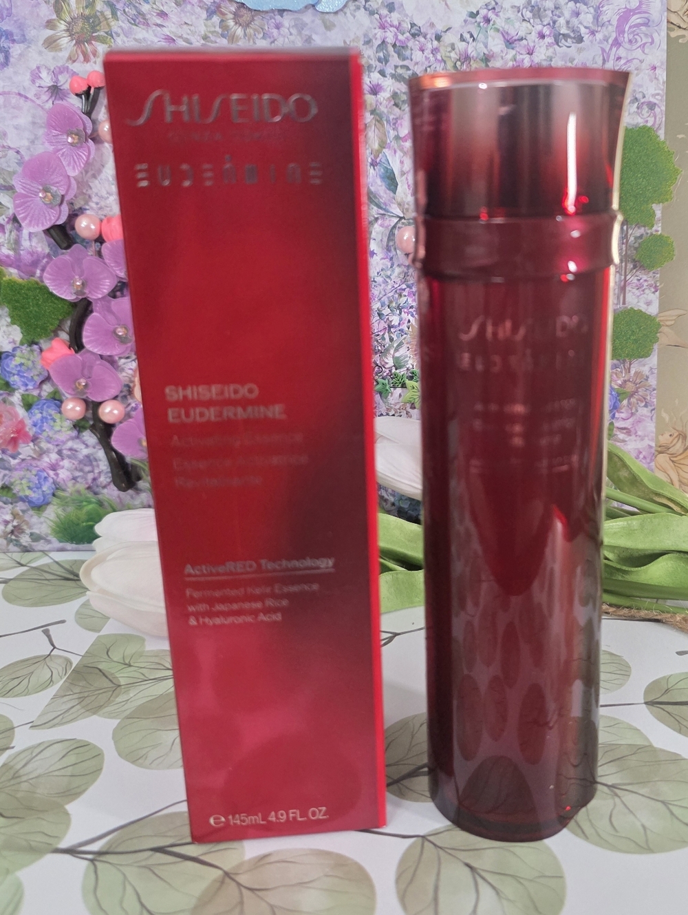 Shiseido Eudermine Activating Essence, a hydrating skin softener. 145 ml. Big!